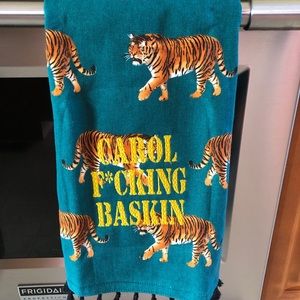 Tiger King Carol Baskin Kitchen Towel